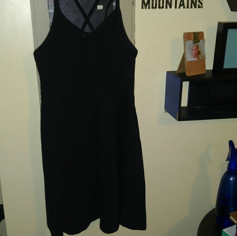 Victoria secret pink black dress size xs